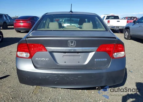 2010 Honda Civic Hybrid из США, поврежденный, VIN JHMFA3F23AS003156